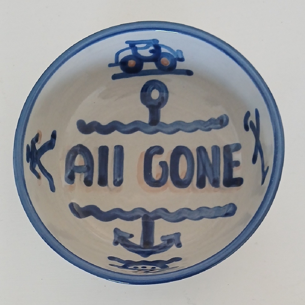 MA Hadley Child's ALL GONE Bowl 5.5" Personalized JIMMY